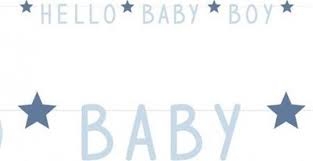 LETTERSLINGER HELLO BABY BOY ()